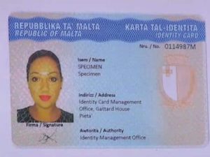 Acheter Carte d'identité de Malte en ligne