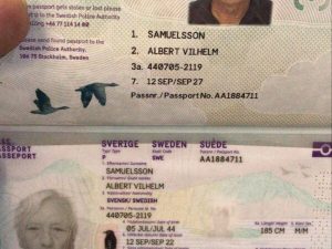 Vásárlás Svédország útlevél online