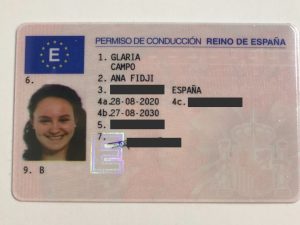 Koupit Španělsko Řidičský Průkaz online